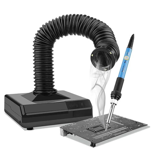 Fume Extractor Smoking Instrument Dual-Purpose Purifier with LED Lamp Welding Fume Dust, Smoke Absorber, Purpose Purifiers