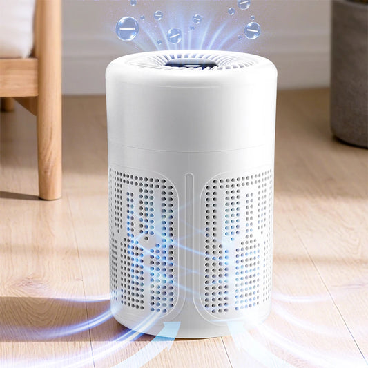 Portable Car Air Purifier Office HEPA Filter Negative Ion Cleaner for Smoke, Allergies, Pollen, Pet Eliminator Odors Air Fresher