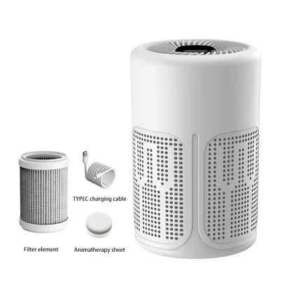 HOMEFISH USB Air Purifier Negative Ion Household Air Formaldehyde Removal Odor Filtration Indoor Odor Removal