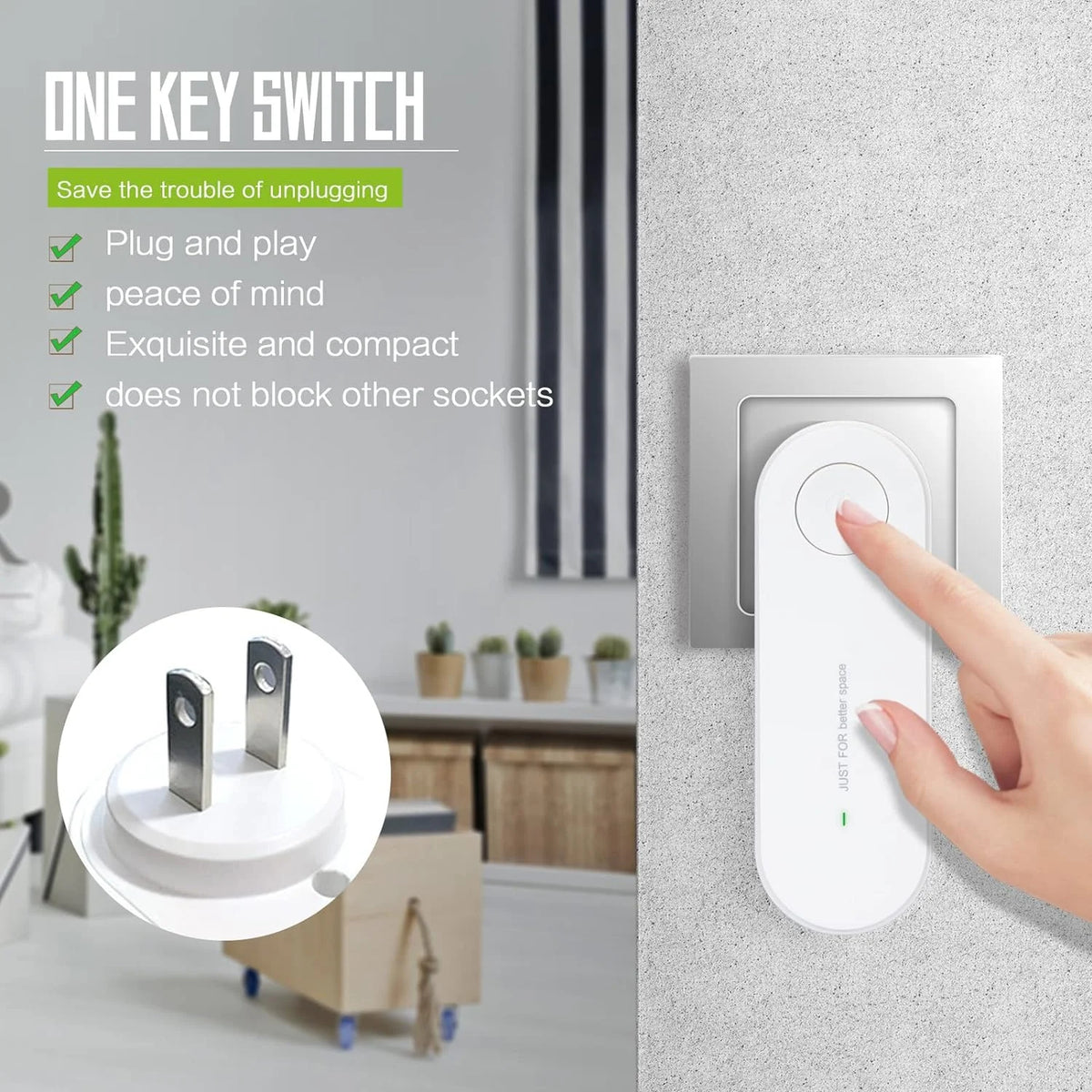 Air Purifier Portable Air Purification Plug-in Negative Ion Generator Odor Eliminator moke Remover Air Freshener Indoors