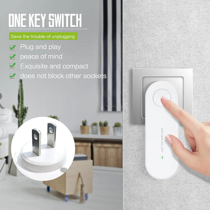 Air Purifier Portable Air Purification Plug-in Negative Ion Generator Odor Eliminator moke Remover Air Freshener Indoors
